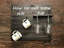 How To Tell Time - Coffee Mug and Wine Glass Holder